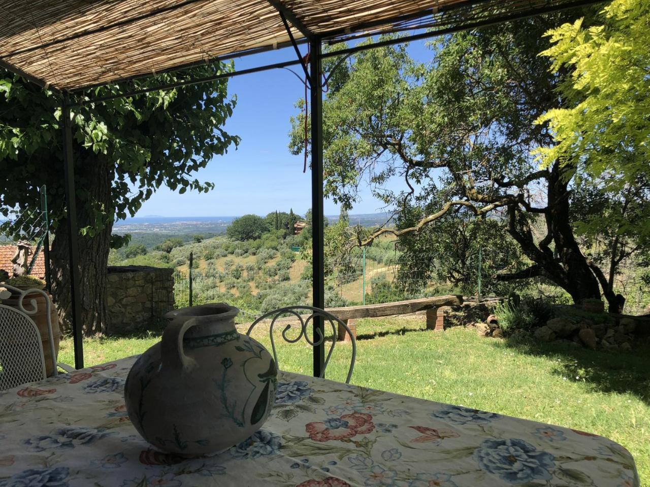 Haus Malerin - Meerblick, Umzaeunter Garten By Toscanatour جوارديستالو المظهر الخارجي الصورة